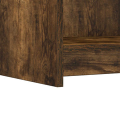vidaXL Sideboard Smoked Oak 75 x 36 x 80 cm Engineered Wood 6