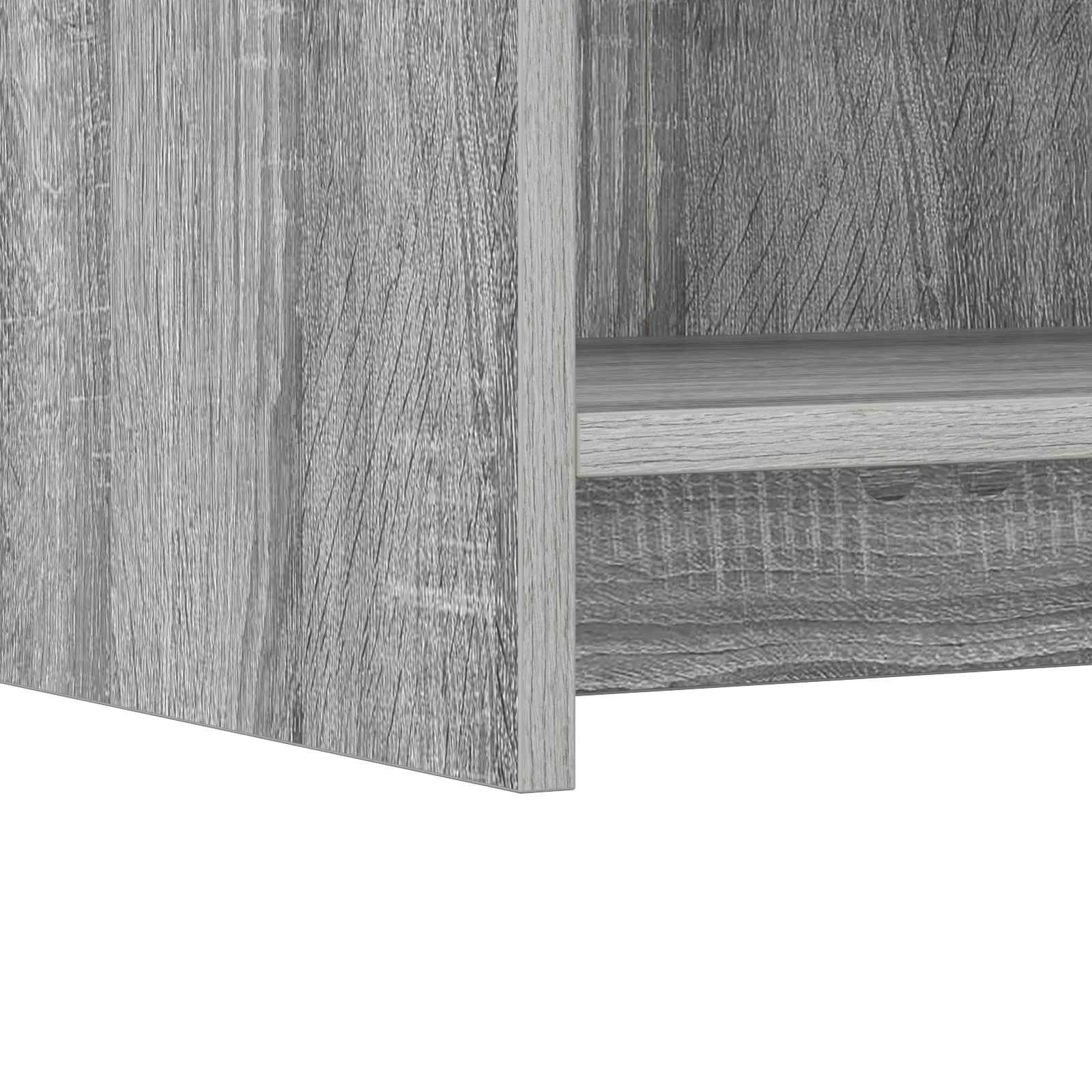 vidaXL Sideboard Grey Sonoma 75 x 36 x 80 cm Engineered Wood 6