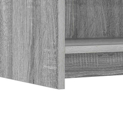 vidaXL Sideboard Grey Sonoma 75 x 36 x 80 cm Engineered Wood 6