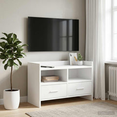 TV Cabinet 71.5 x 33 x 47 cm Engineered Wood White