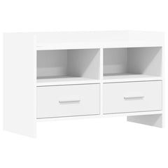 TV Cabinet 71.5 x 33 x 47 cm Engineered Wood White