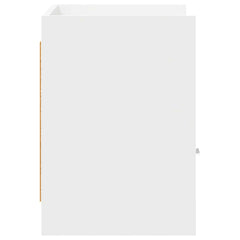 TV Cabinet 71.5 x 33 x 47 cm Engineered Wood White