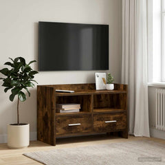 TV Cabinet 71.5 x 33 x 47 cm Engineered Wood Smoked oak