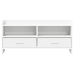 vidaXL TV Cabinet 100 x 33 x 47 cm White Engineered Wood 5