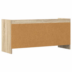 vidaXL TV Cabinet 100 x 33 x 47 cm Sonoma Oak Engineered Wood 6