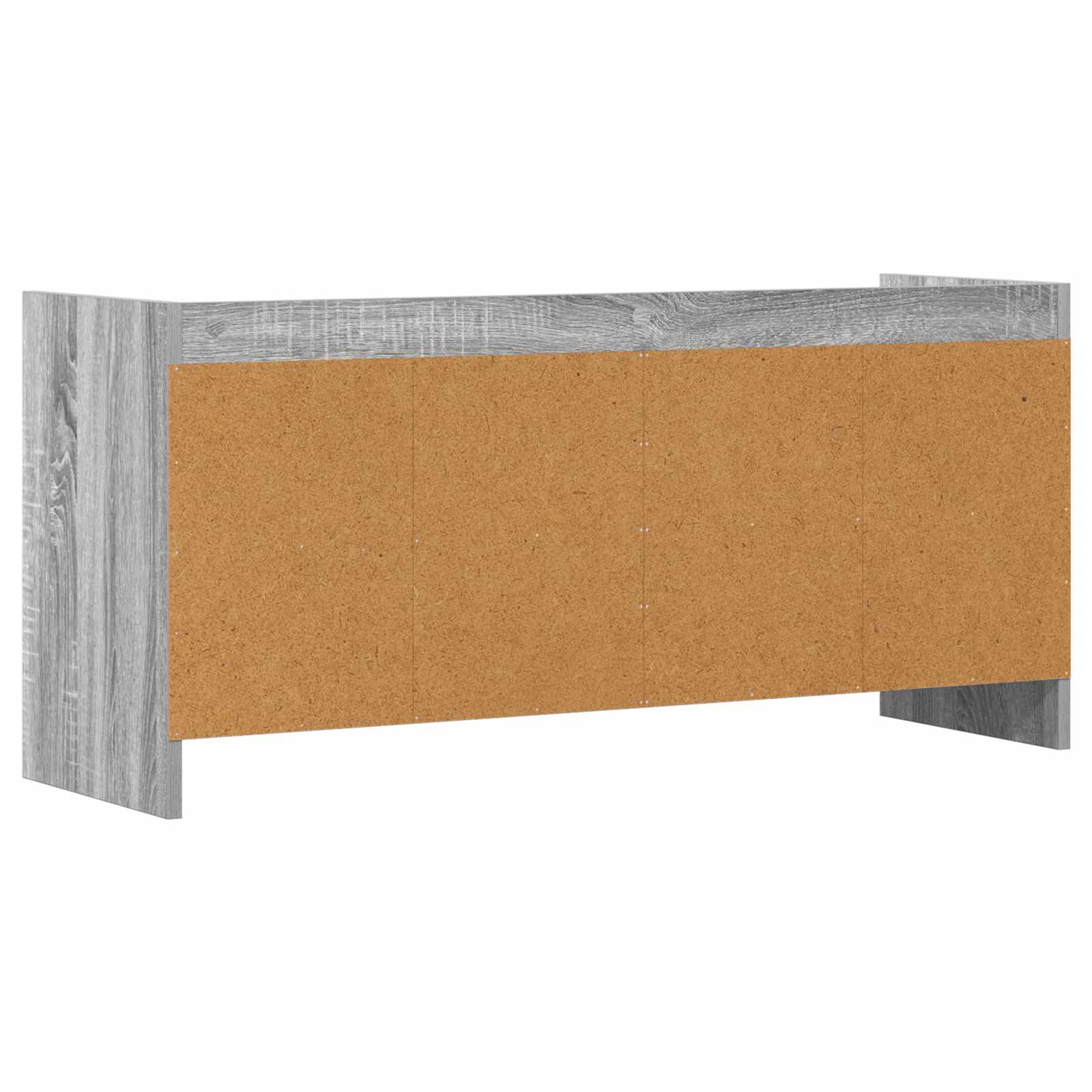 vidaXL TV Cabinet 100 x 33 x 47 cm Grey Sonoma Engineered Wood 6