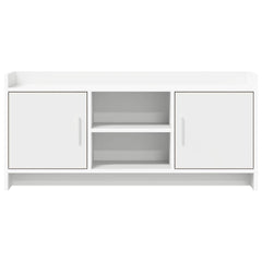 vidaXL TV Cabinet 102 x 33 x 47 cm White Engineered Wood 5