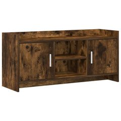 vidaXL TV Cabinet 102 x 33 x 47 cm Smoked Oak Engineered Wood 2