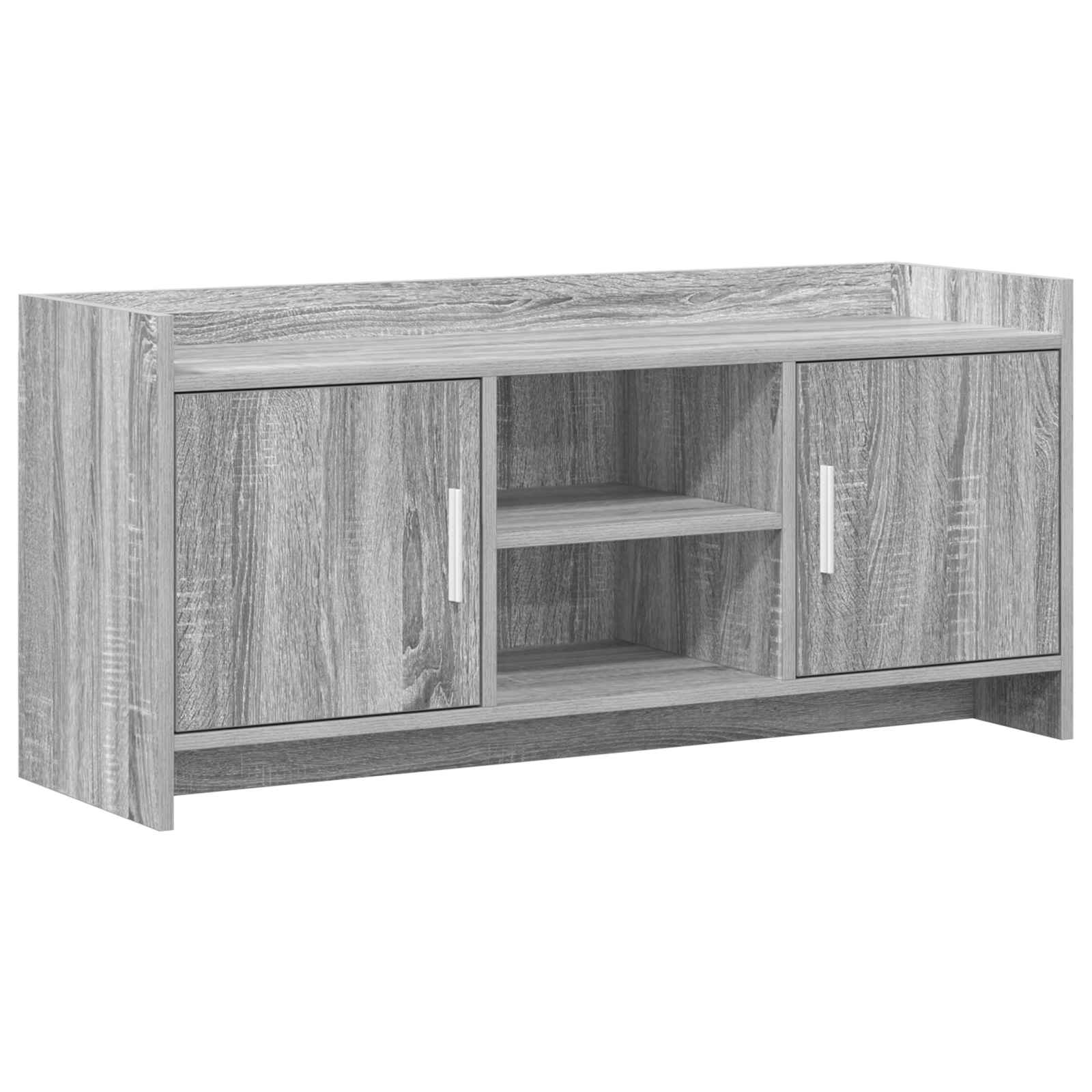 vidaXL TV Cabinet 102 x 33 x 47 cm Grey Sonoma Engineered Wood 2