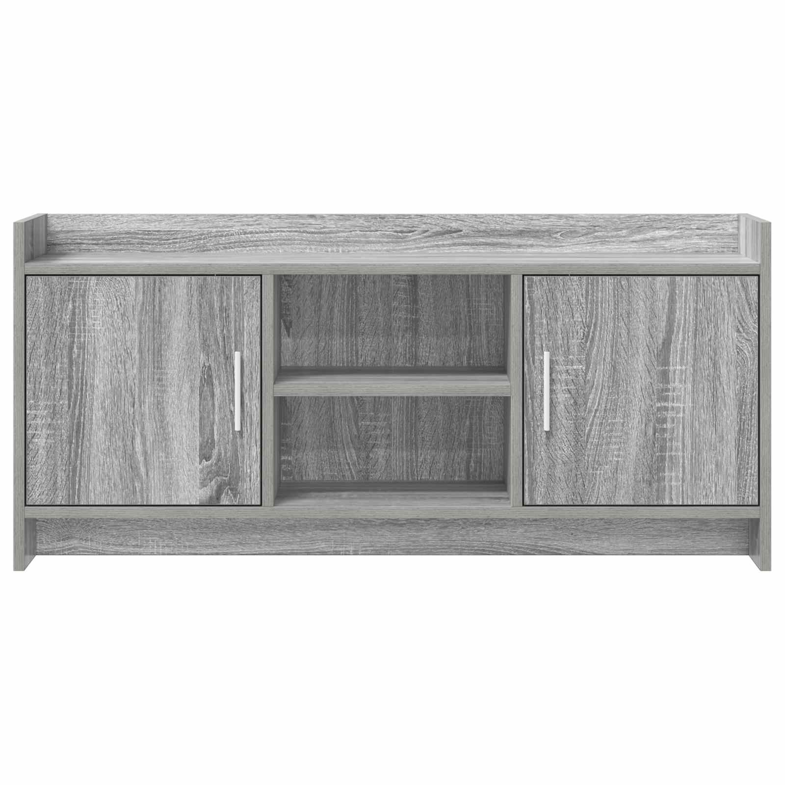 vidaXL TV Cabinet 102 x 33 x 47 cm Grey Sonoma Engineered Wood 5