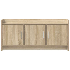 vidaXL TV Cabinet 102 x 33 x 47 cm Sonoma Oak Engineered Wood 5