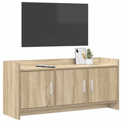 vidaXL TV Cabinet 102 x 33 x 47 cm Sonoma Oak Engineered Wood 3