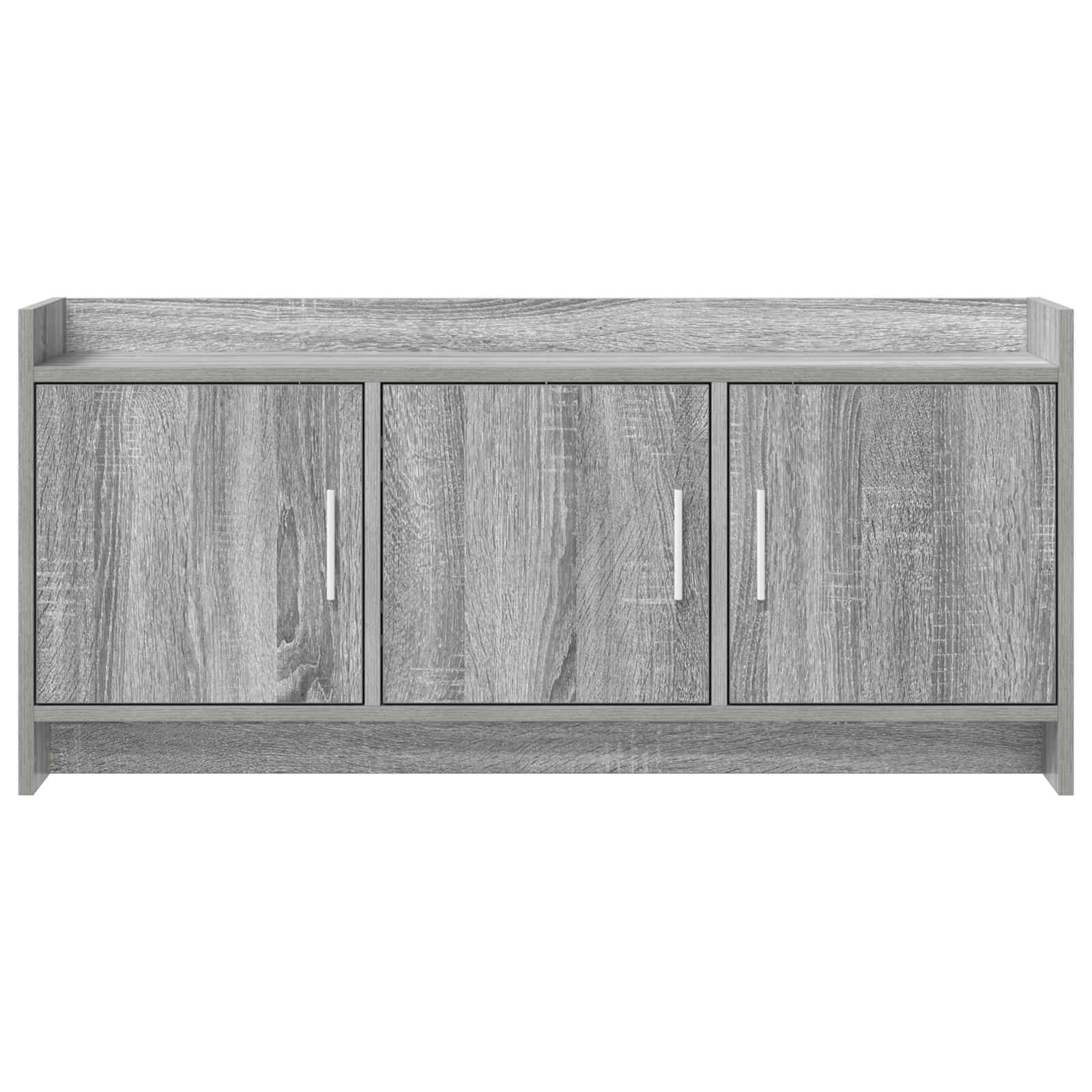 vidaXL TV Cabinet 102 x 33 x 47 cm Grey Sonoma Engineered Wood 5