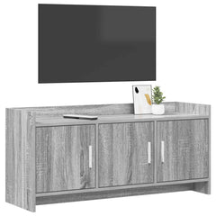 vidaXL TV Cabinet 102 x 33 x 47 cm Grey Sonoma Engineered Wood 3