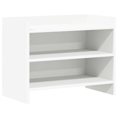vidaXL TV Cabinet 60 x 33 x 47 cm White Engineered Wood 2