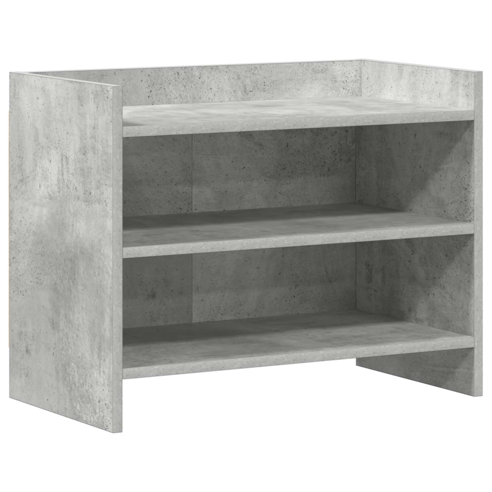 vidaXL TV Cabinet 60 x 33 x 47 cm Concrete Grey Engineered Wood 2