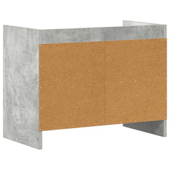 vidaXL TV Cabinet 60 x 33 x 47 cm Concrete Grey Engineered Wood 6