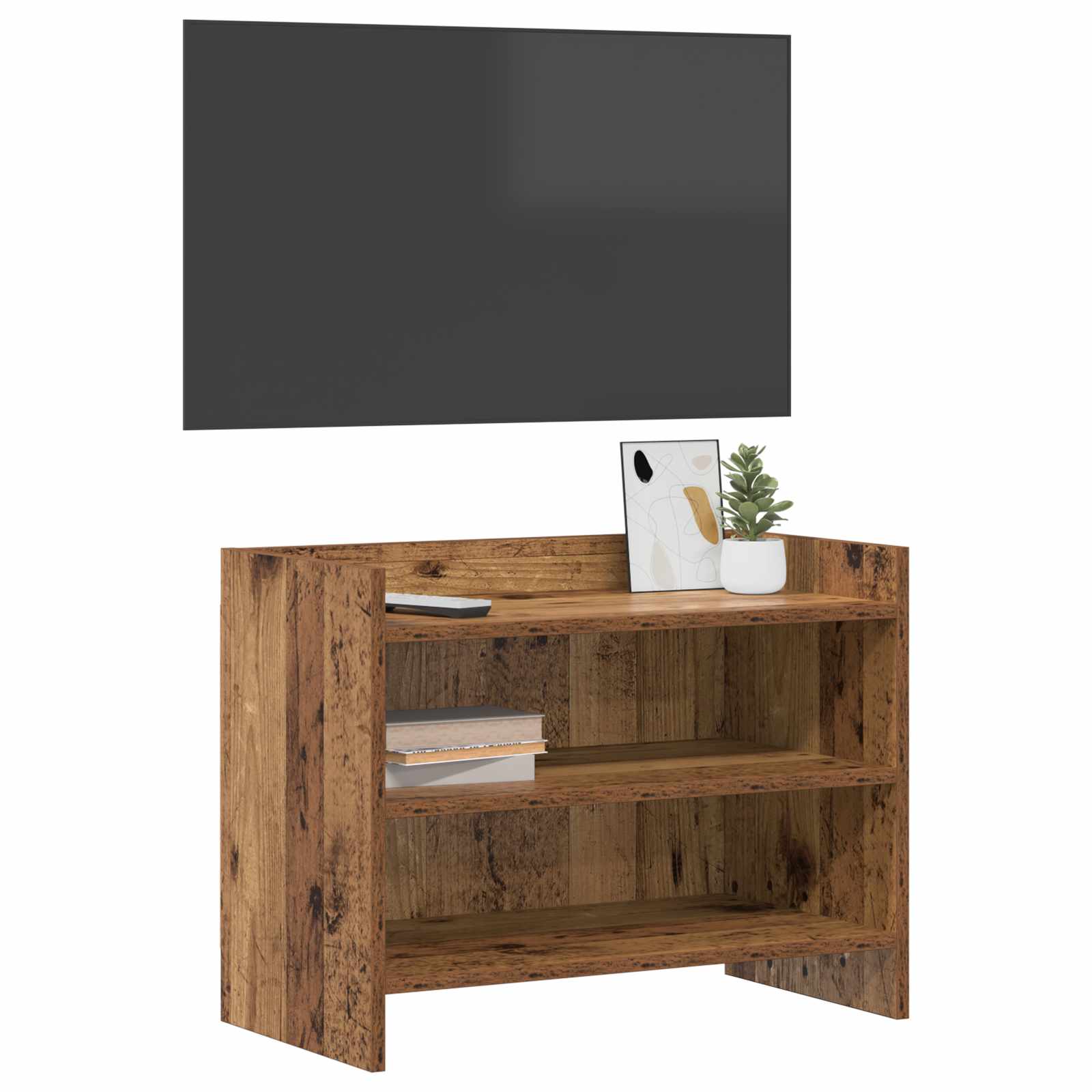 vidaXL TV Cabinet 60 x 33 x 47 cm Old Wood Engineered Wood 3