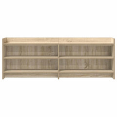 vidaXL TV Cabinet 135 x 33 x 47 cm Sonoma Oak Engineered Wood 4