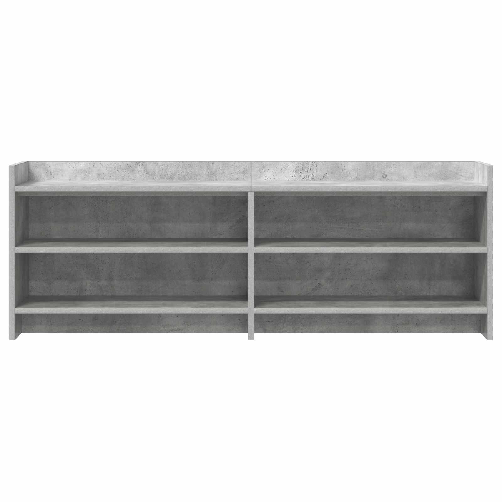vidaXL TV Cabinet 135 x 33 x 47 cm Concrete Grey Engineered Wood 4