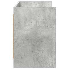 vidaXL TV Cabinet 135 x 33 x 47 cm Concrete Grey Engineered Wood 5