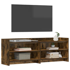 vidaXL TV Cabinet 135 x 33 x 47 cm Smoked Oak Engineered Wood 3