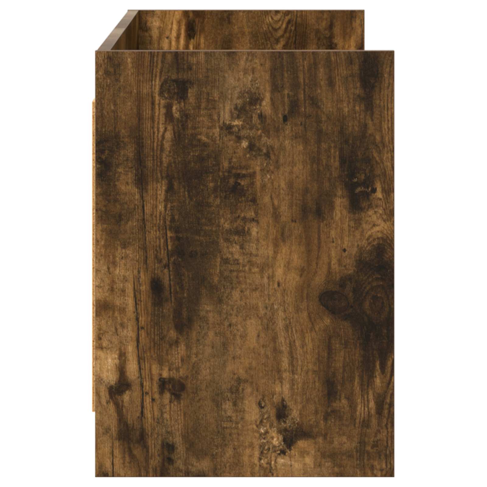 vidaXL TV Cabinet 135 x 33 x 47 cm Smoked Oak Engineered Wood 5
