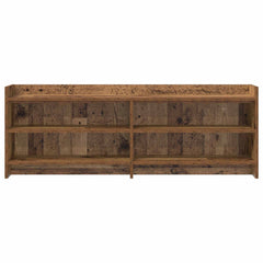 vidaXL TV Cabinet 135 x 33 x 47 cm Old Wood Engineered Wood 4