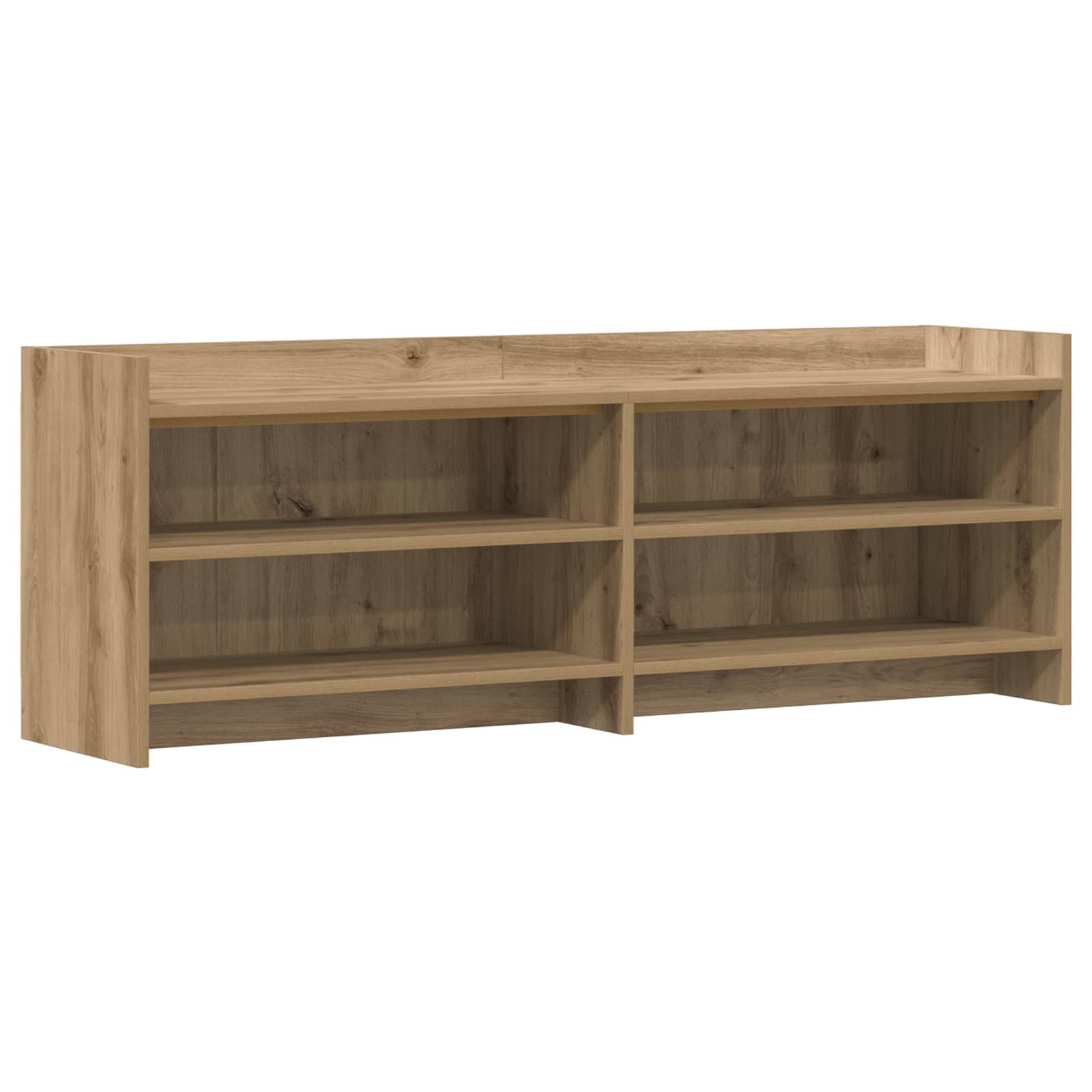 vidaXL TV Cabinet 135 x 33 x 47 cm Artisan Oak Engineered Wood 2