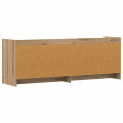 vidaXL TV Cabinet 135 x 33 x 47 cm Artisan Oak Engineered Wood 6