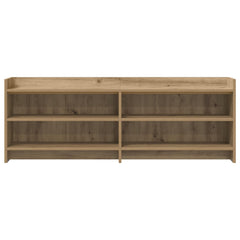 vidaXL TV Cabinet 135 x 33 x 47 cm Artisan Oak Engineered Wood 4