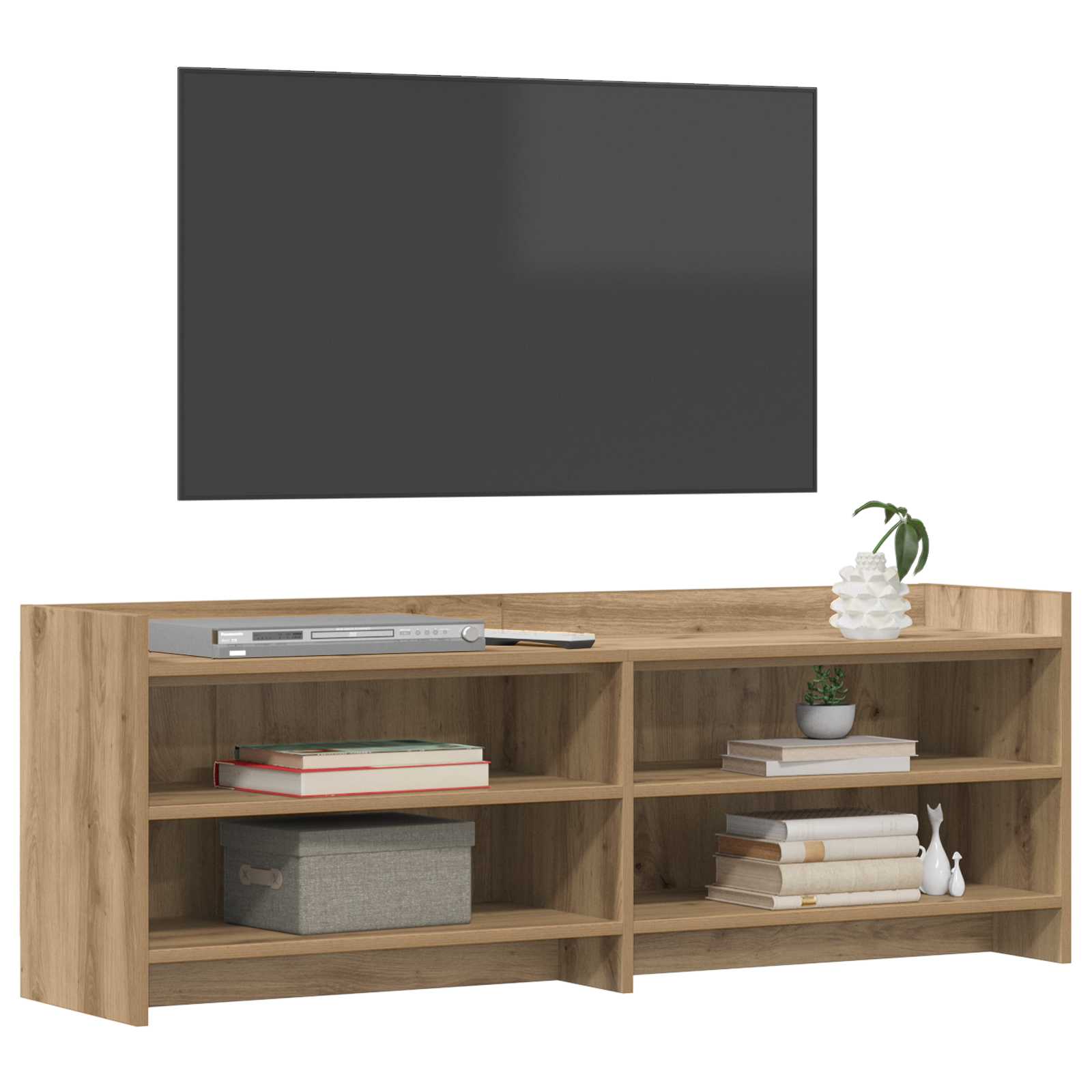 vidaXL TV Cabinet 135 x 33 x 47 cm Artisan Oak Engineered Wood 3