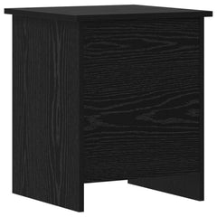 vidaXL Storage Chest Black Oak 40 x 40 x 50 cm Engineered Wood 2
