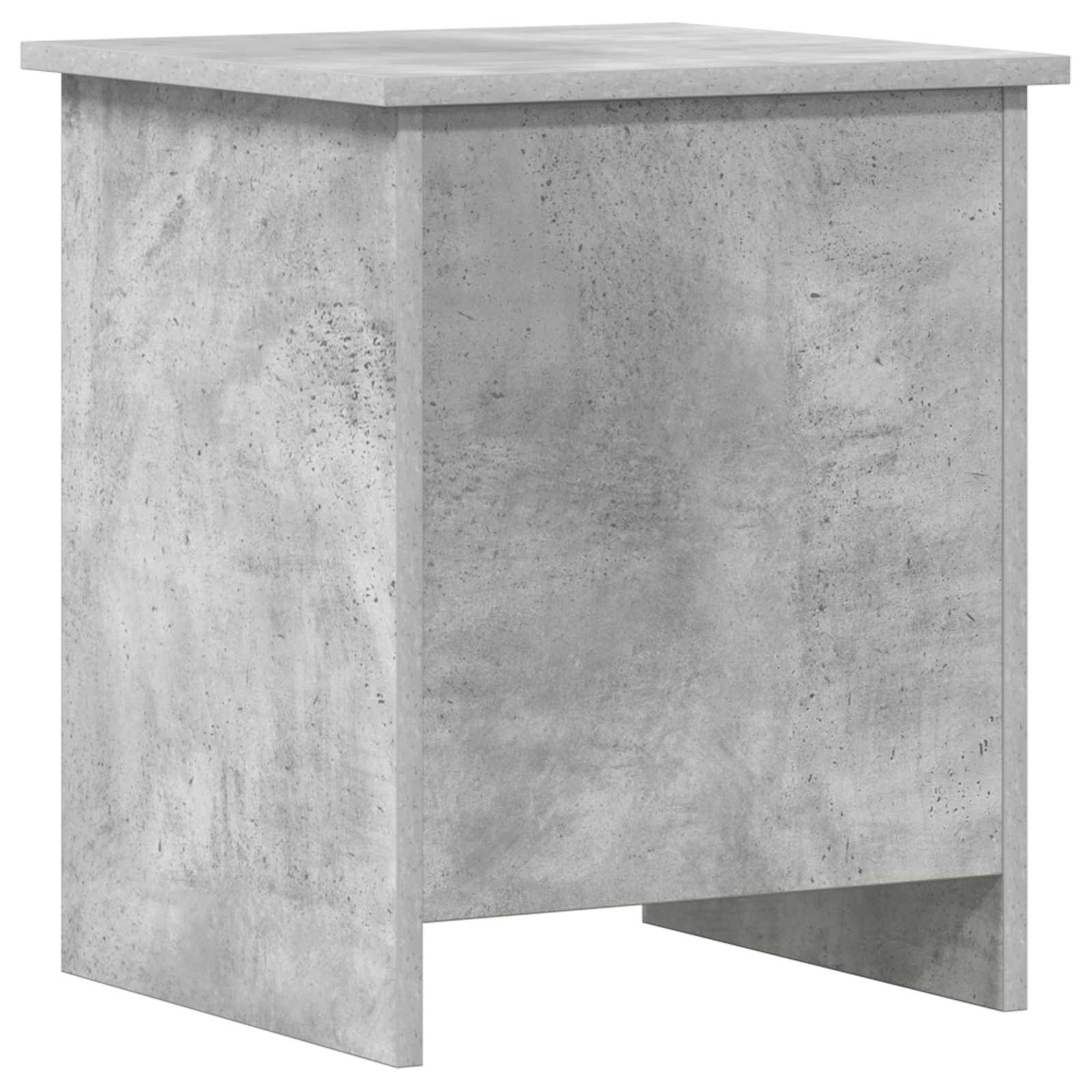 vidaXL Storage Chest Concrete Grey 40 x 40 x 50 cm Engineered Wood 2
