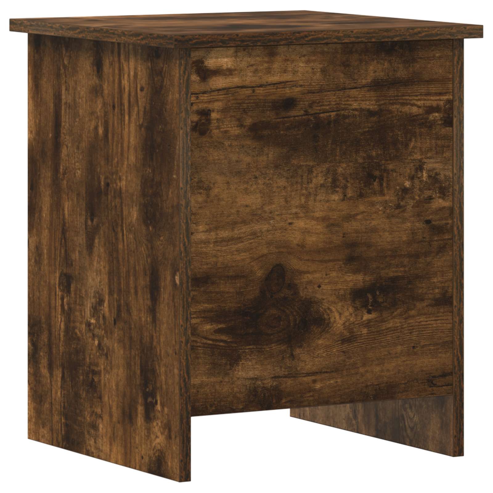 vidaXL Storage Chest Smoked Oak 40 x 40 x 50 cm Engineered Wood 2