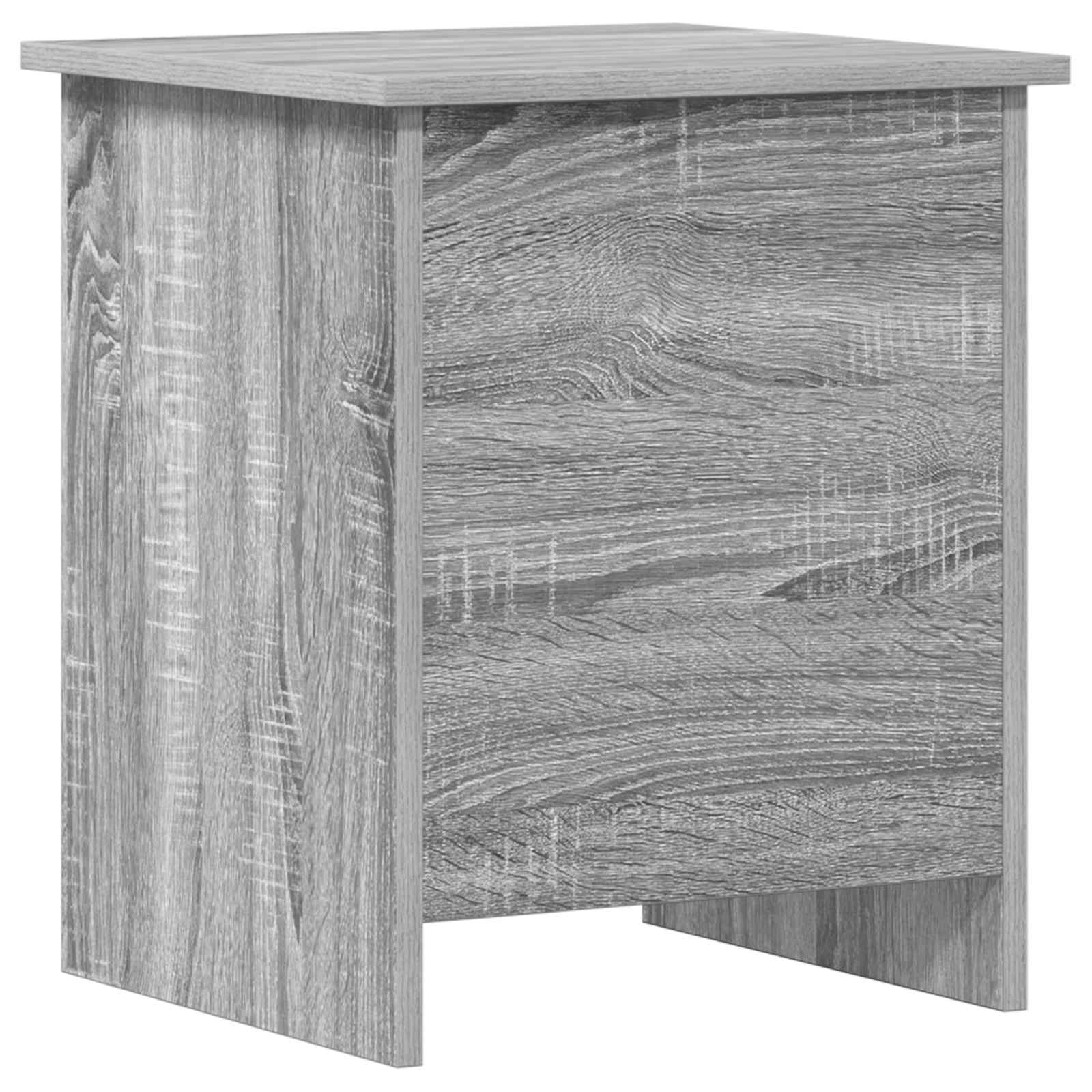 vidaXL Storage Chest Grey Sonoma 40 x 40 x 50 cm Engineered Wood 2