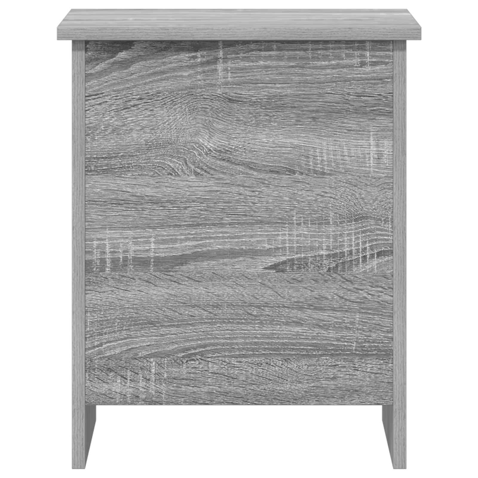 vidaXL Storage Chest Grey Sonoma 40 x 40 x 50 cm Engineered Wood 6