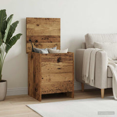 vidaXL Storage Chest Old Wood 40 x 40 x 50 cm Engineered Wood 4
