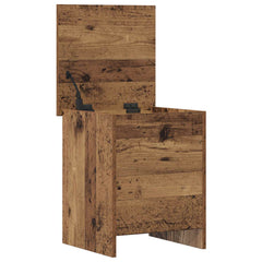 vidaXL Storage Chest Old Wood 40 x 40 x 50 cm Engineered Wood 5