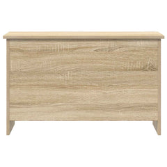 vidaXL Storage Chest Sonoma Oak 80 x 40 x 50 cm Engineered Wood 4