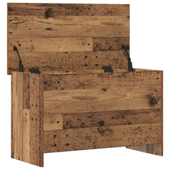 vidaXL Storage Chest Old Wood 80 x 40 x 50 cm Engineered Wood 5