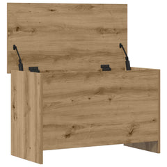 vidaXL Storage Chest Artisan Oak 80 x 40 x 50 cm Engineered Wood 5