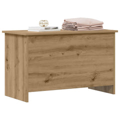 vidaXL Storage Chest Artisan Oak 80 x 40 x 50 cm Engineered Wood 3