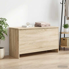 vidaXL Storage Chest Sonoma Oak 100 x 40 x 50 cm Engineered Wood 4