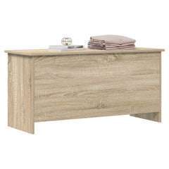 Storage Chest 100 x 40 x 50 cm Engineered Wood Length 100 cm Sonoma oak