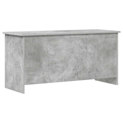 vidaXL Storage Chest Concrete Grey 100 x 40 x 50 cm Engineered Wood 2