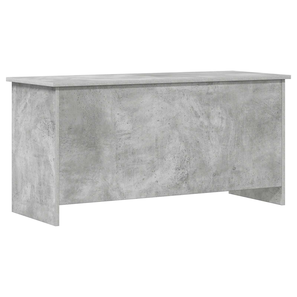 Storage Chest 100 x 40 x 50 cm Engineered Wood Length 100 cm Concrete grey