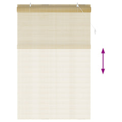 vidaXL Roller Blind Natural 160 x 220 cm Bamboo 6