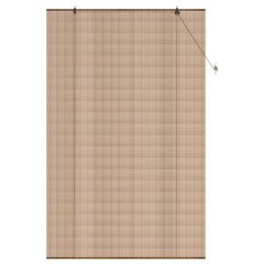 vidaXL Roller Blind Brown 130 x 220 cm Bamboo 3