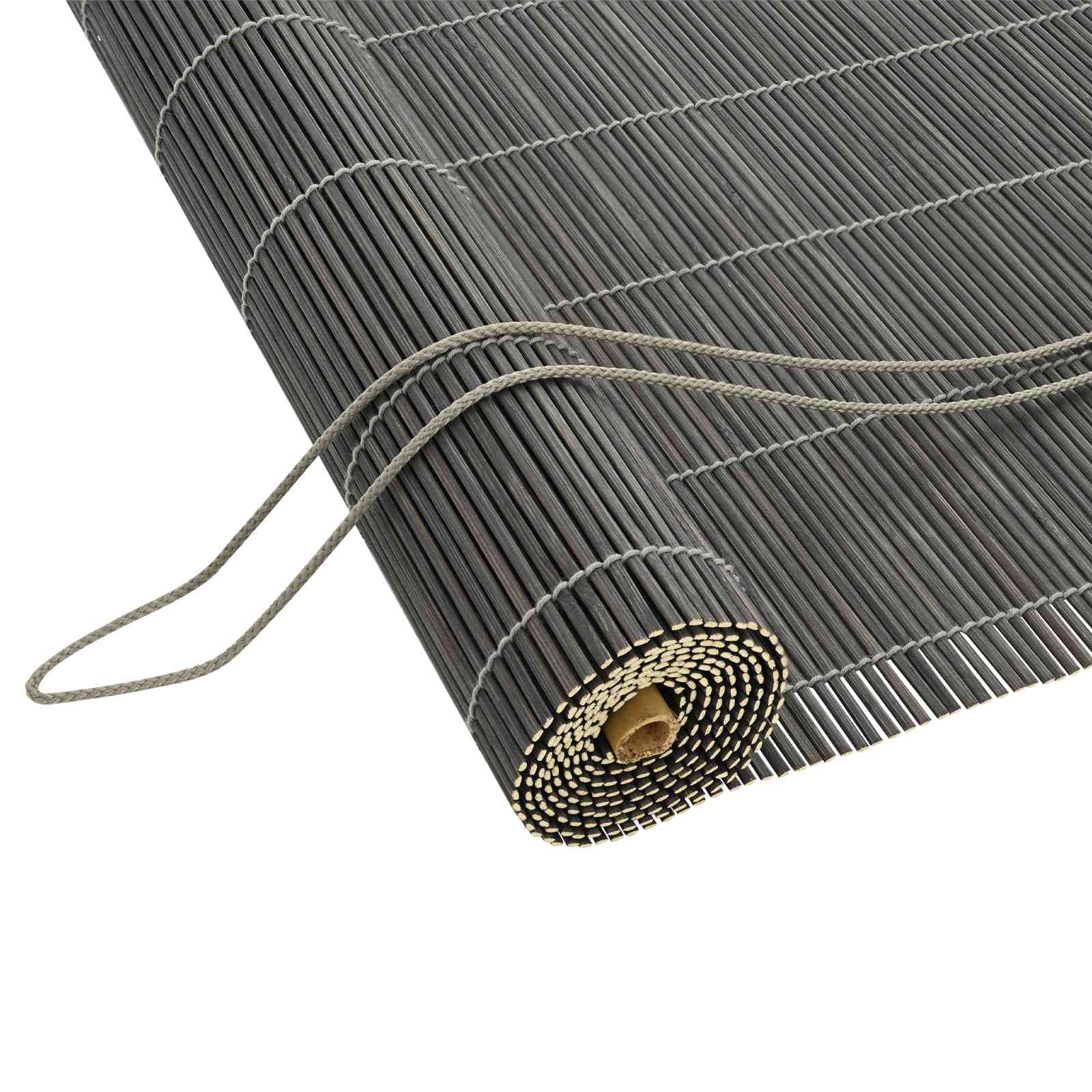 vidaXL Roller Blind Grey 160 x 160 cm Bamboo 2